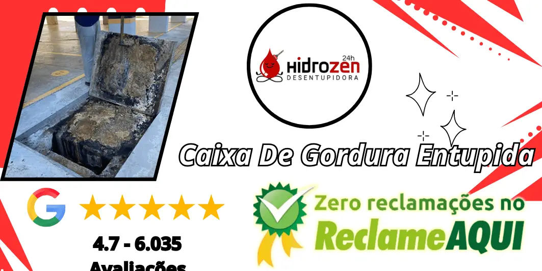 Desentupidora de caixa de gordura