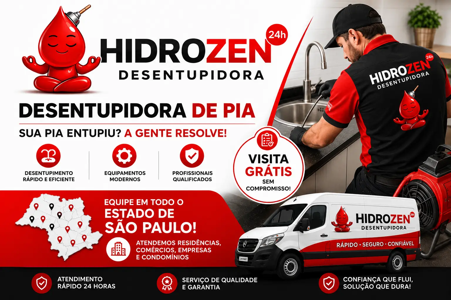 Desentupidora de Pia