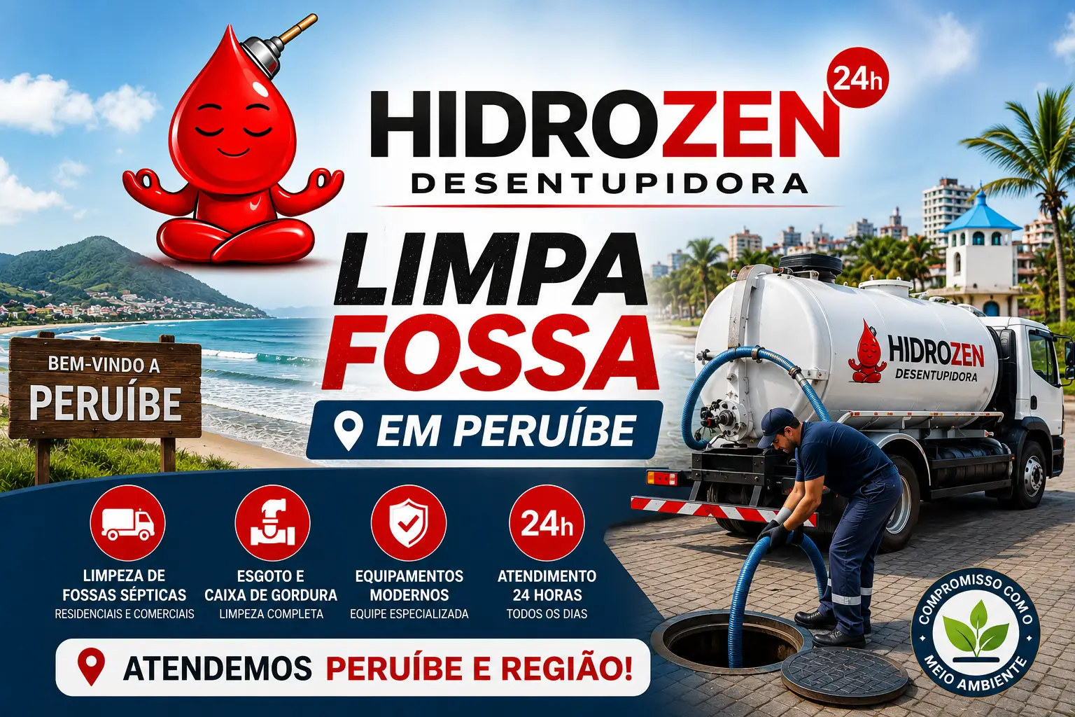 limpa fossa em Peruíbe