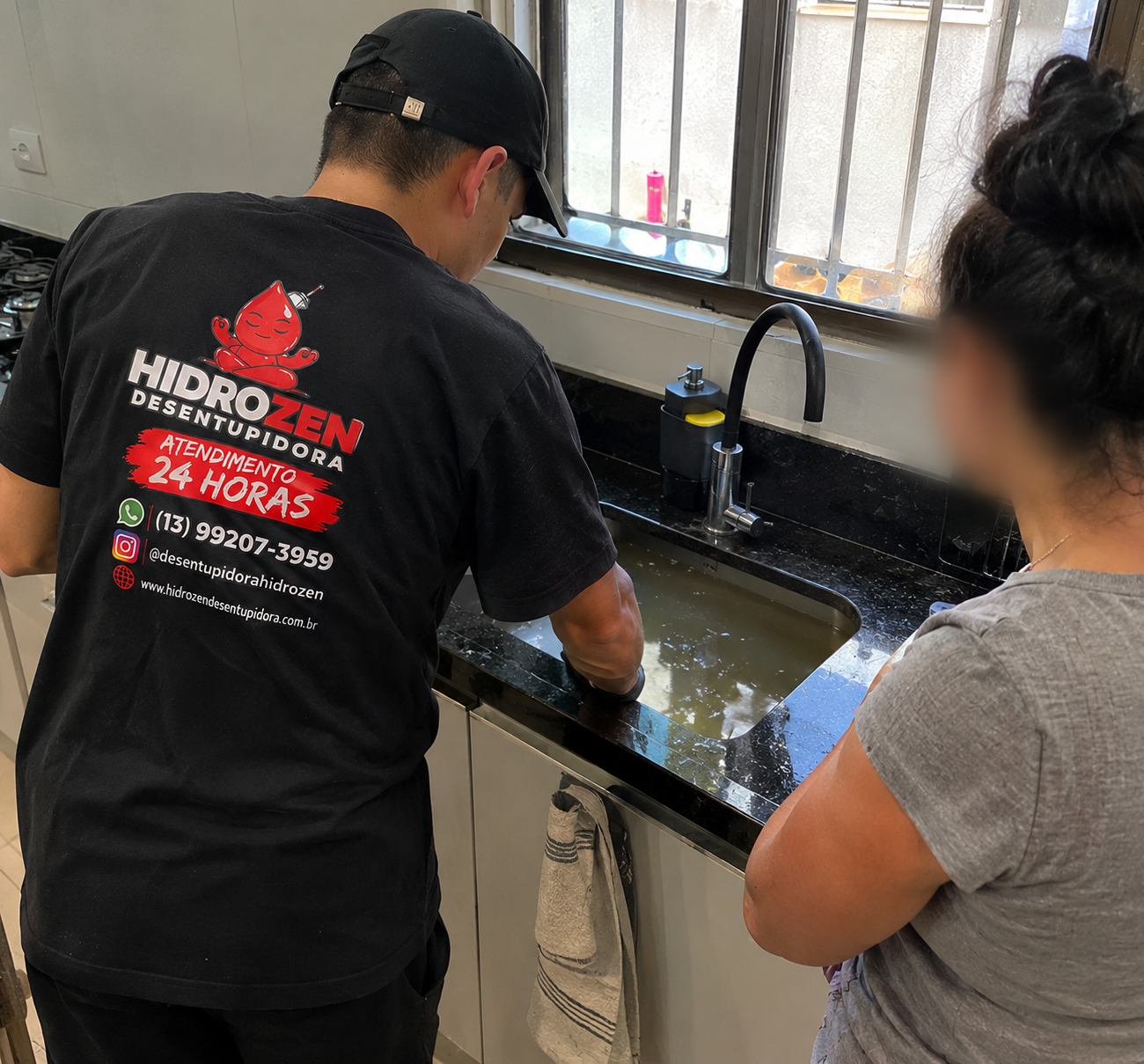 desentupimento de pia